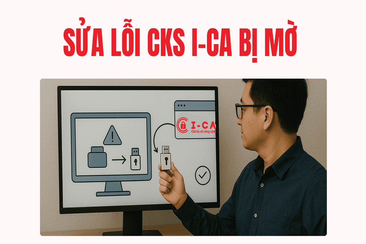 Sửa Lỗi CKS I-CA Bị Mờ